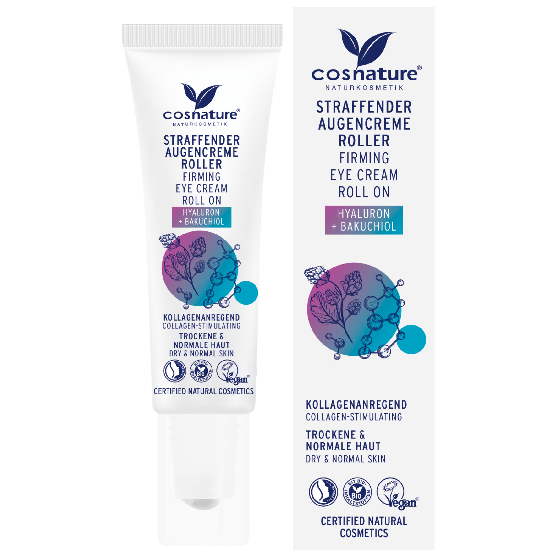 cosnature straffender Augencreme Roller